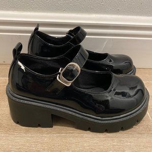 Platform Mary Janes Size 7